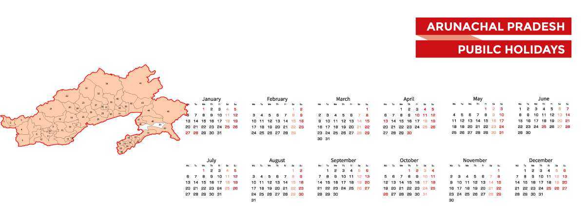 Arunachal Pradesh Public Holidays List 2021 - Acko Arunachal Pradesh Public Holiday List 2021 - Acko