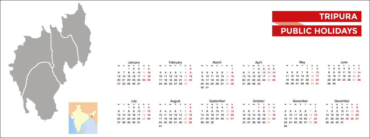 Tripura Public Holidays List 2020 - Acko Tripura Public Holidays List 2020 - Acko